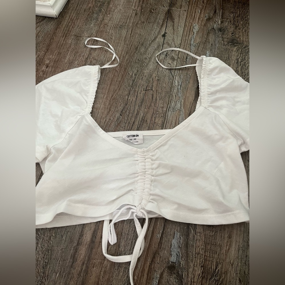 White cotton on top!